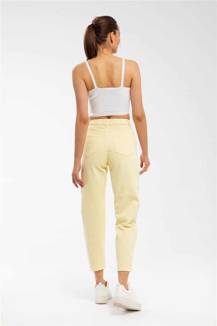 Nisan Crop Triko Atlet  BEYAZ  TT3141-Z
