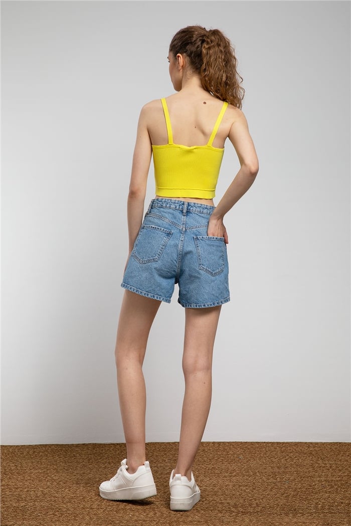 Nisan Crop Triko Atlet  SARI  TT3141-Z