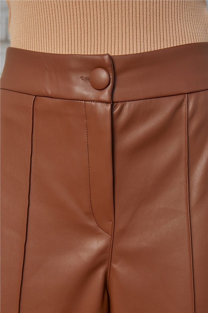 Nisan Deri Pantolon  TABA  N22-1538