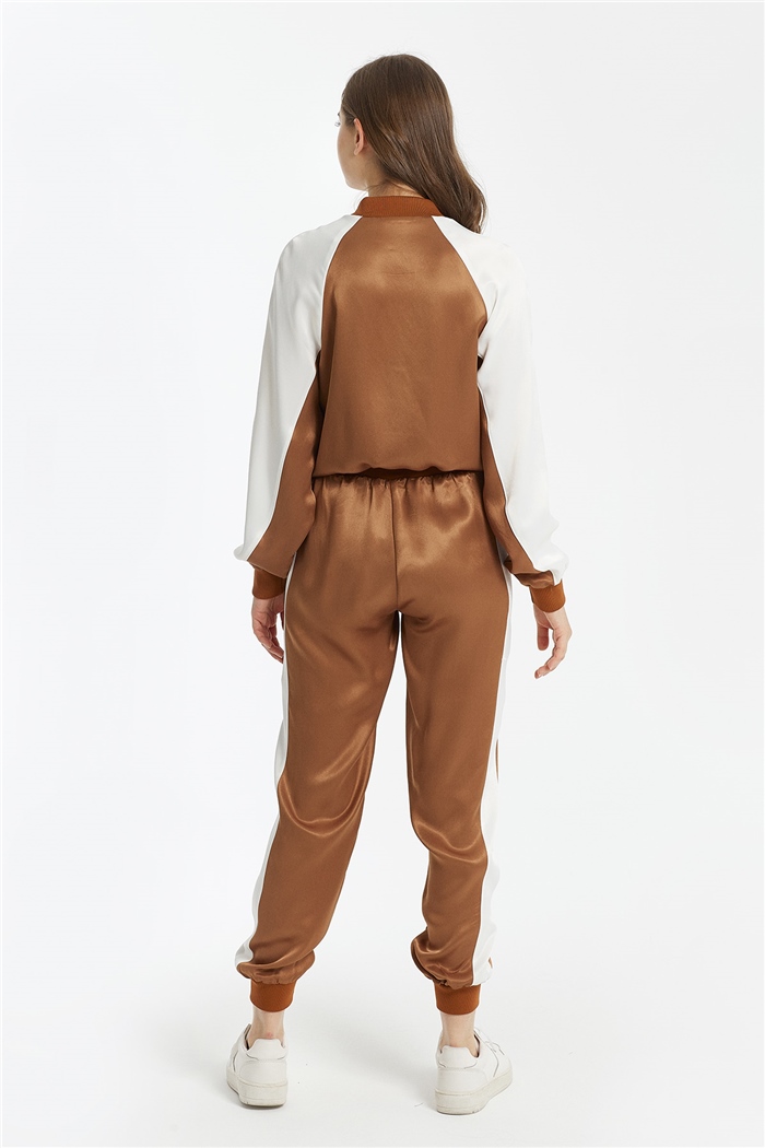 Nisan GARNİLİ BOMBER CEKET  KAHVE  N22-1296