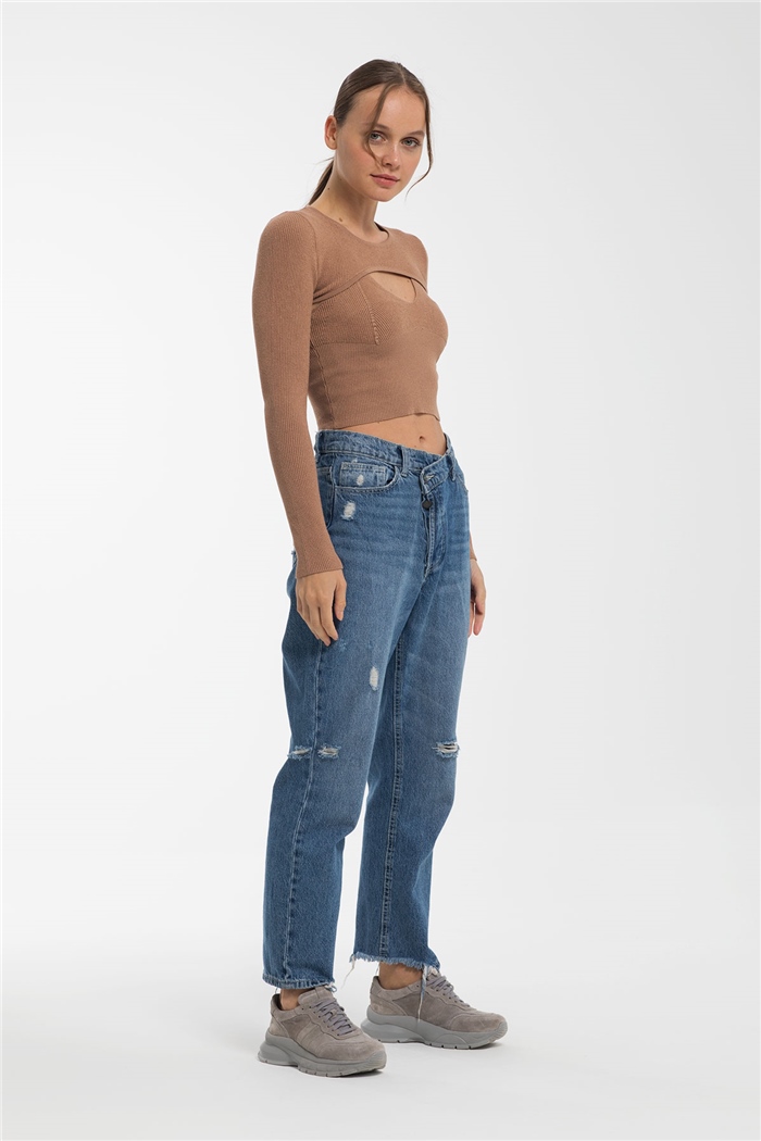 Nisan İçi Atletli Triko Bolero  CAMEL  TT3281-Z