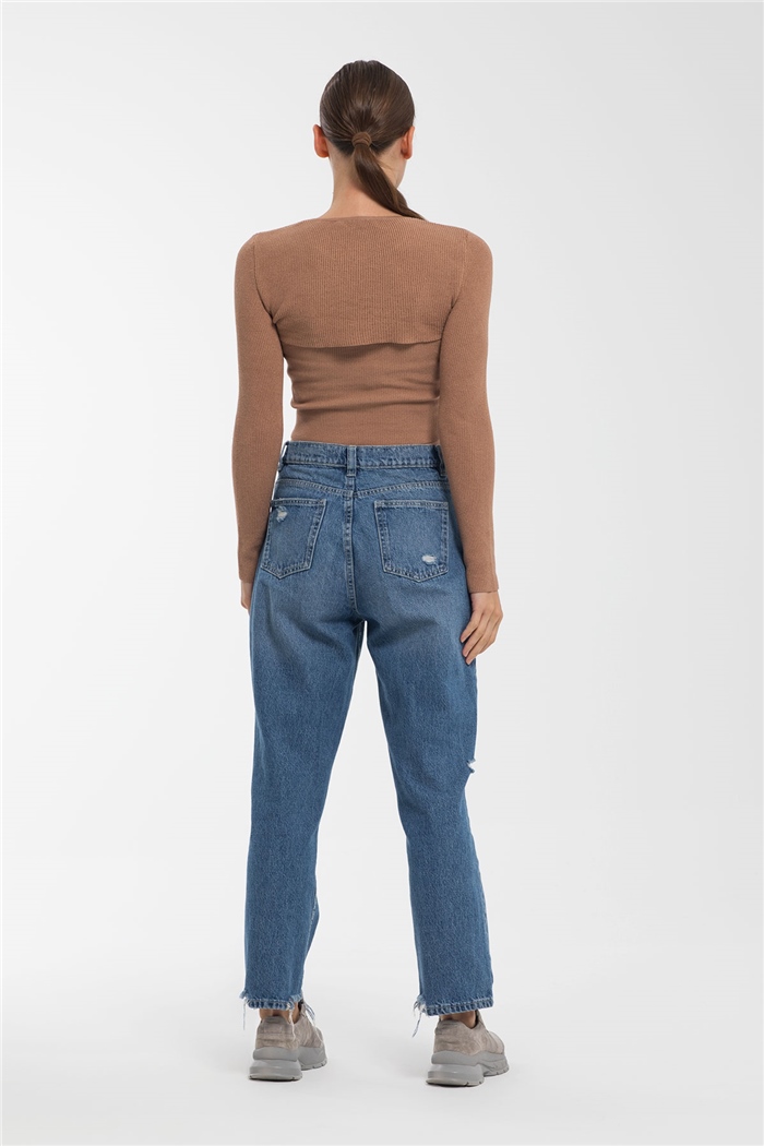 Nisan İçi Atletli Triko Bolero  CAMEL  TT3281-Z
