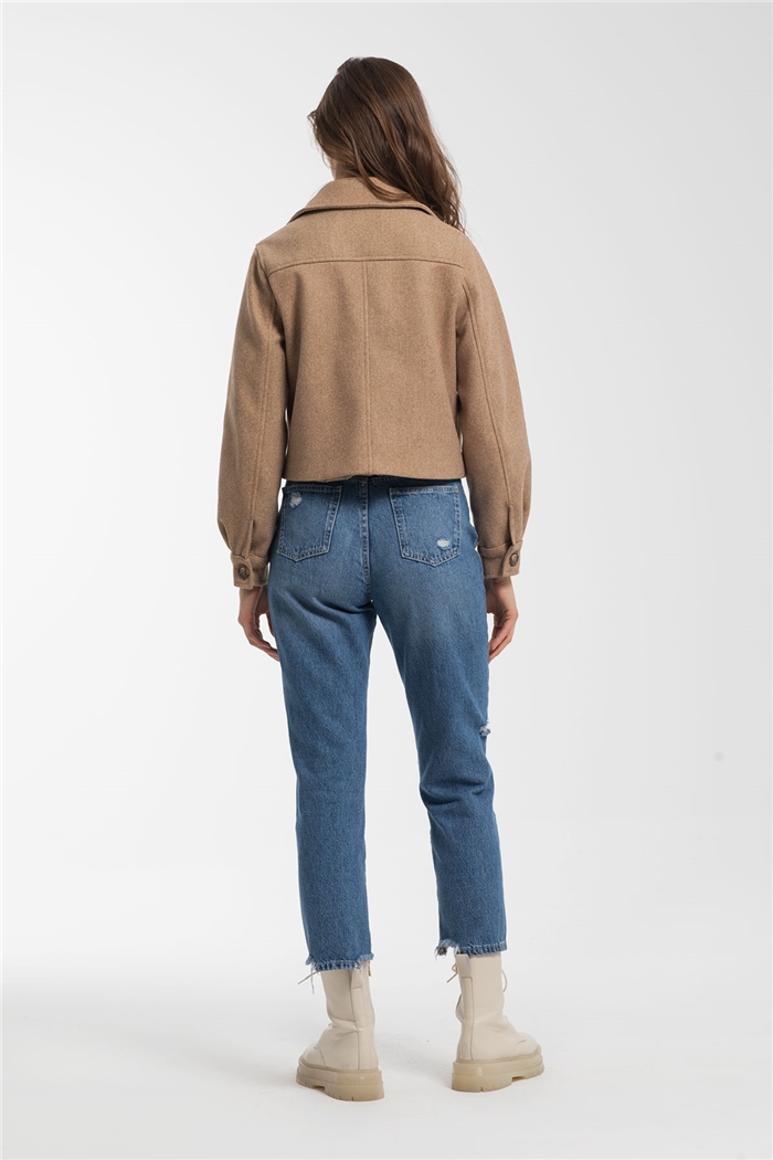 Nisan Kaşe Ceket  CAMEL  N21-1252