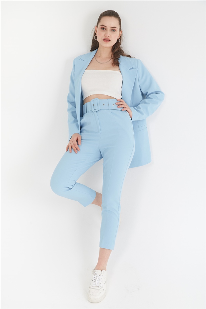 Nisan KRUVAZE İKİ DÜĞMELİ CEKET  BEBE MAVİ  N22-1303