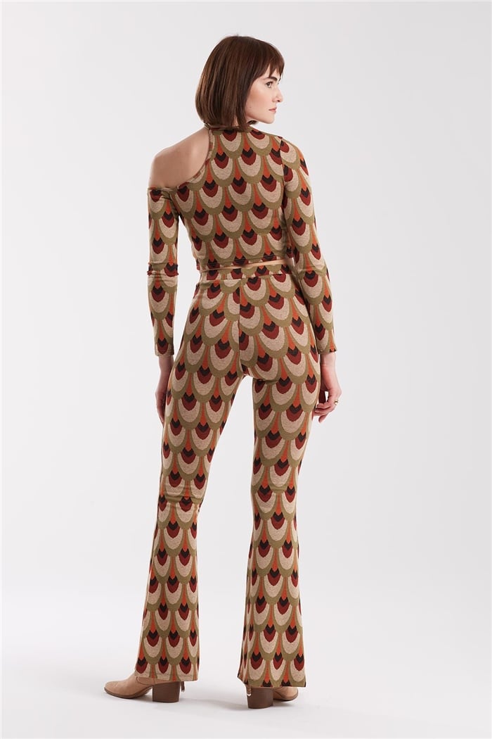 Nisan Omuz Dekolteli Bluz  CAMEL  N21-1265