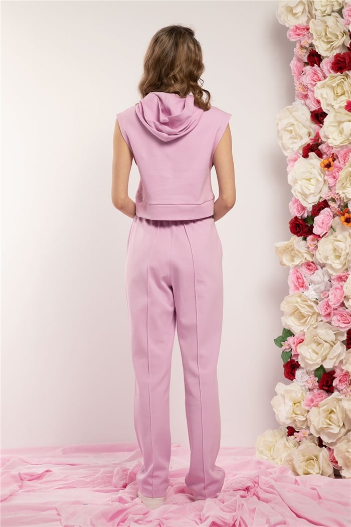 Nisan Önü Cepli Bluz  LİLA  N21-1056