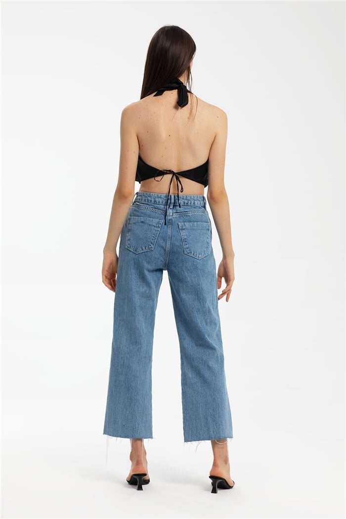 Nisan Saten Bluz  SİYAH  N21-1204