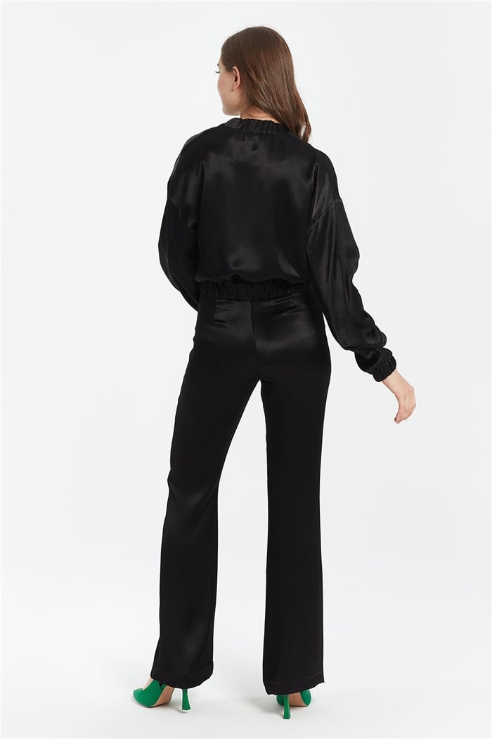 Nisan SATEN BOMBER CEKET  SİYAH  N22-1301