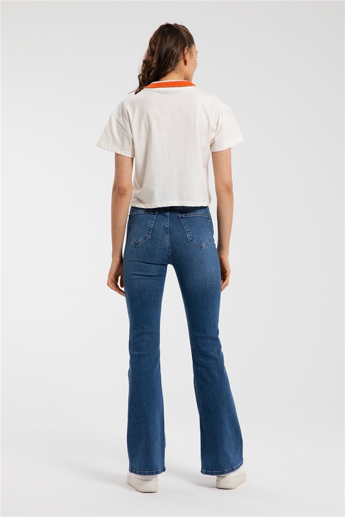 Nisan T-Shirt  EKRU  N21-1099