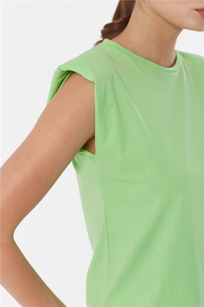 Nisan VATKALI T-SHIRT  ELMA YEŞİLİ  N22-1325
