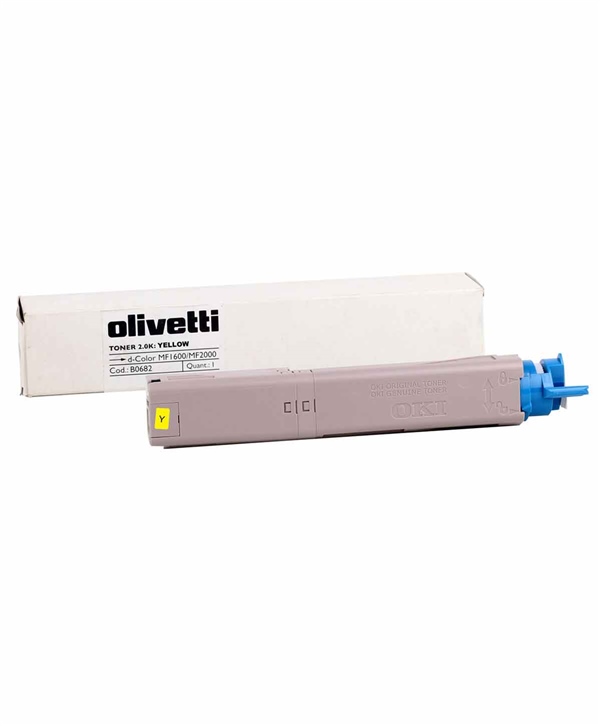 Olivetti D-Color MF 1600-2000 Orjinal Sarı Toner