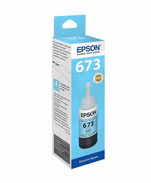 Epson T6735 L800 Kartuş Açık Mavi (Light-Cyan) 70 ml C13T67354A
