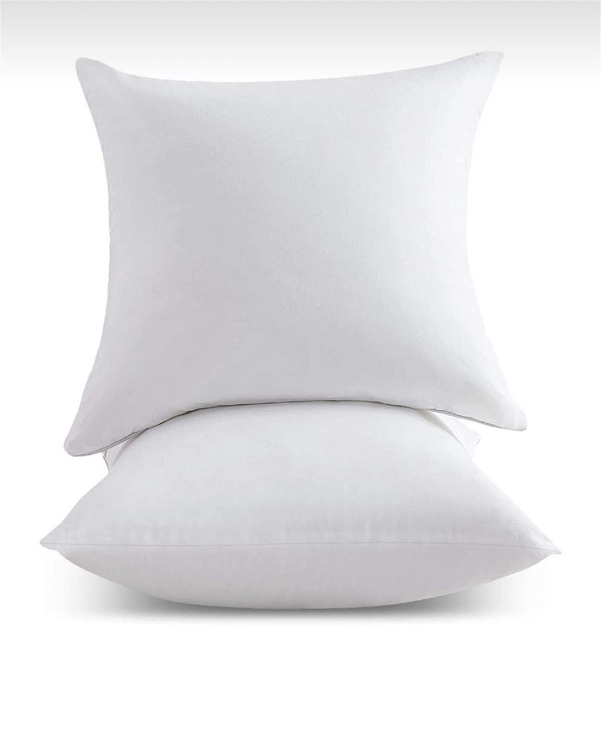  2'li Kırlent Kılıfı İç Yastığı 45x45 cm 350 gr %100 Boncuk Silikon %100 Pamuk Astar