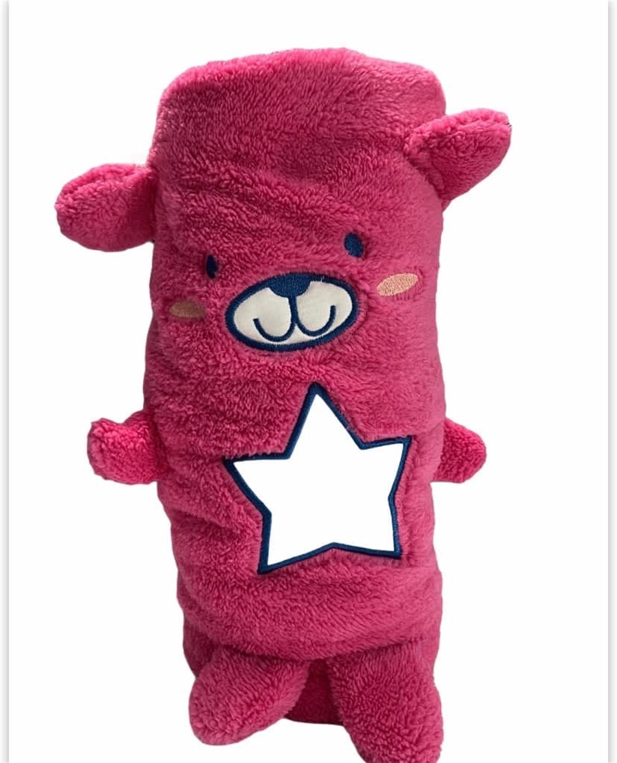 Pamuklu Bebek Battaniyesi-Pembe
