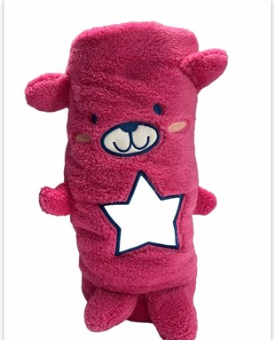 Pamuklu Bebek Battaniyesi-Pembe