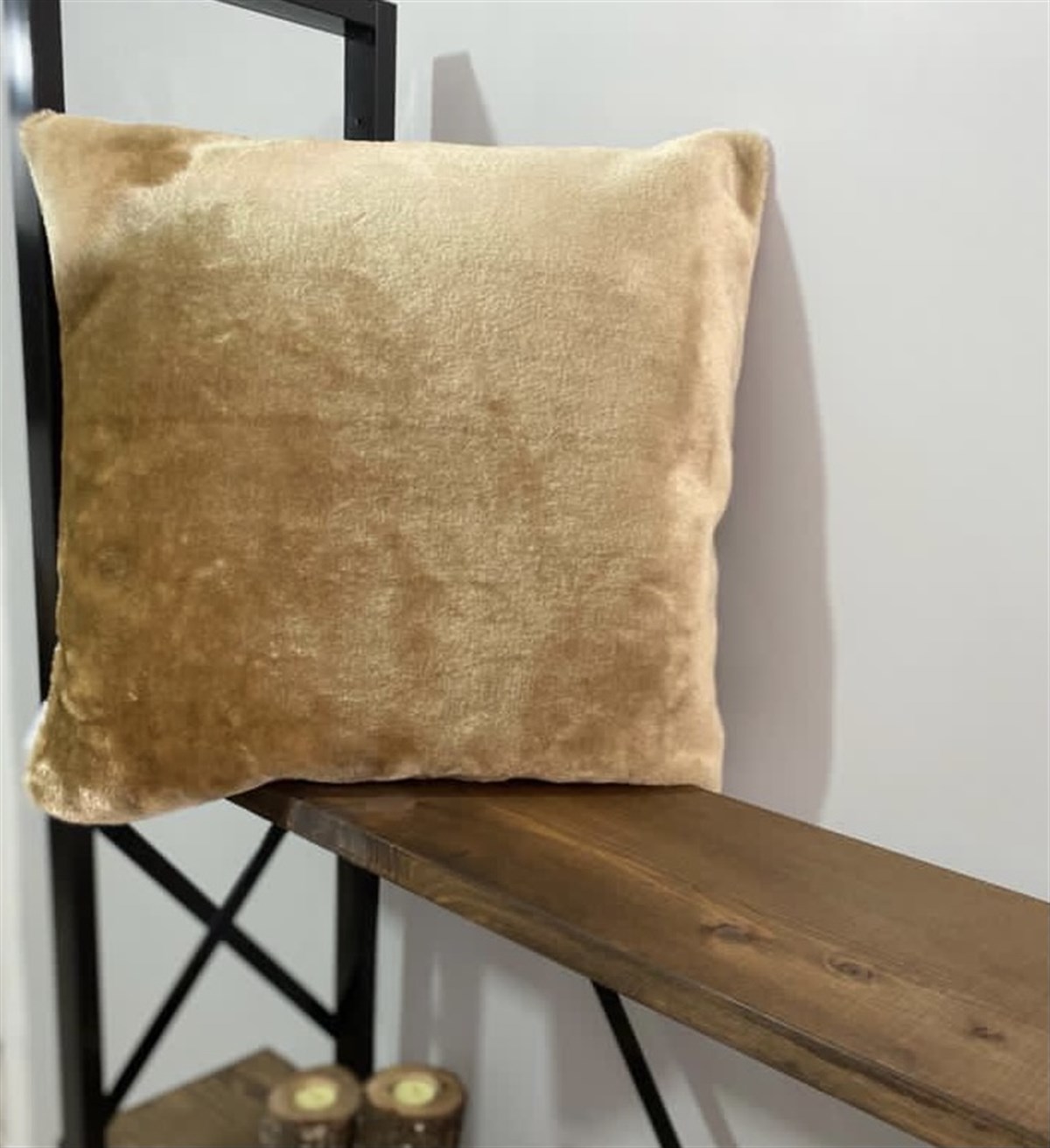 Peluş Dekoratif Kırlent Kılıfı 