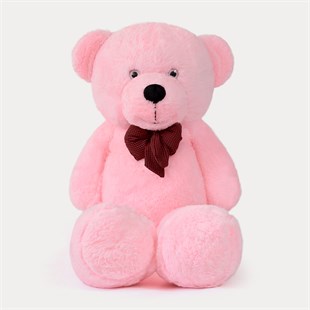 130 cm Pembe Premium Papyonlu Büyük Pelüş Ayıcık Pababo