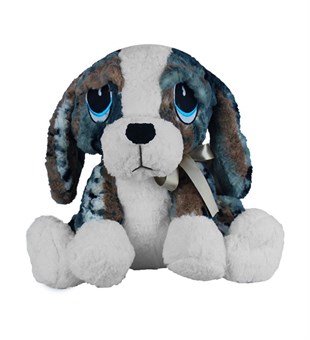 45 Cm Sevimli mi Sevimli Üzgün Köpek Mavi Desenli Fiyatı