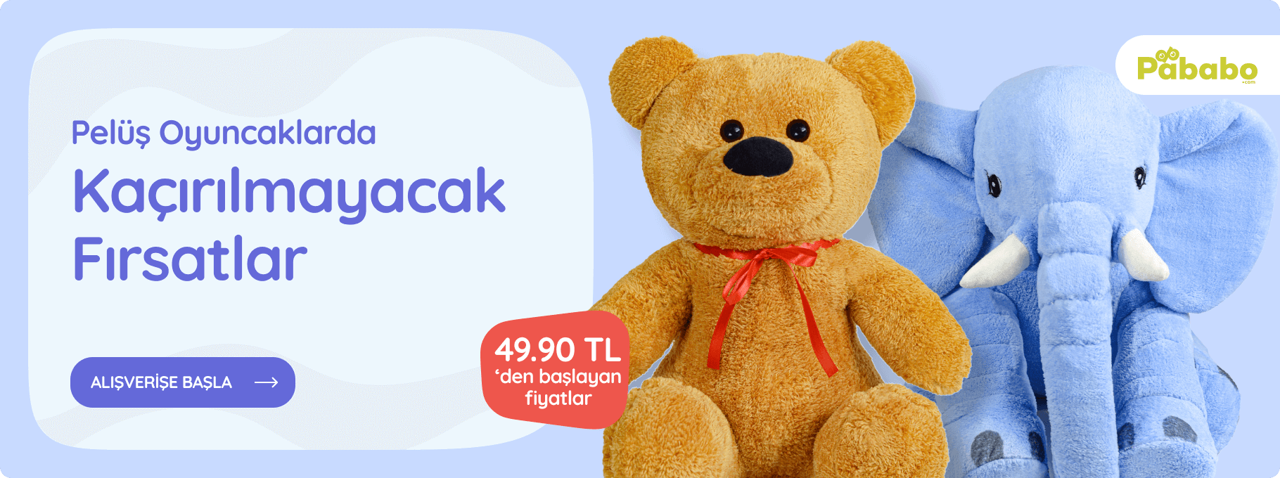 Pelüş Oyuncaklarda Muhteşem Fırsatlar