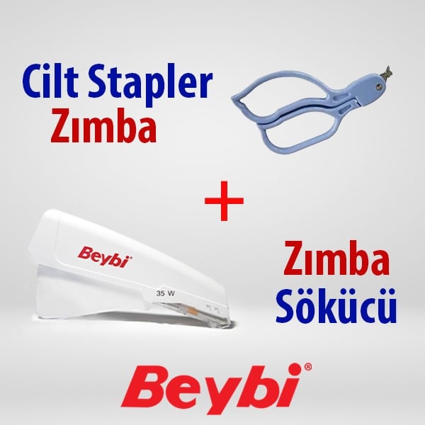 Easy Stapler Stapler Beybi Cilt Zımba Ve Sökücü