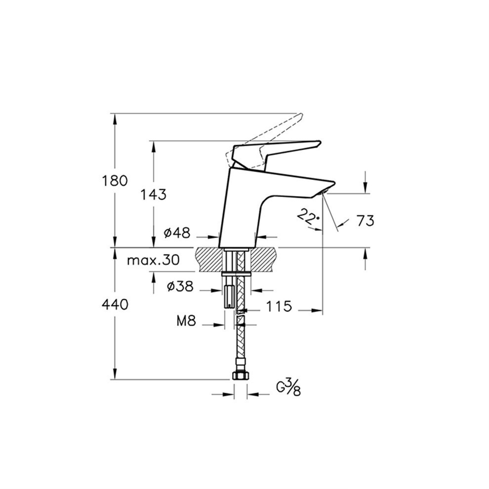 Artema Solid S Lavabo Bataryası