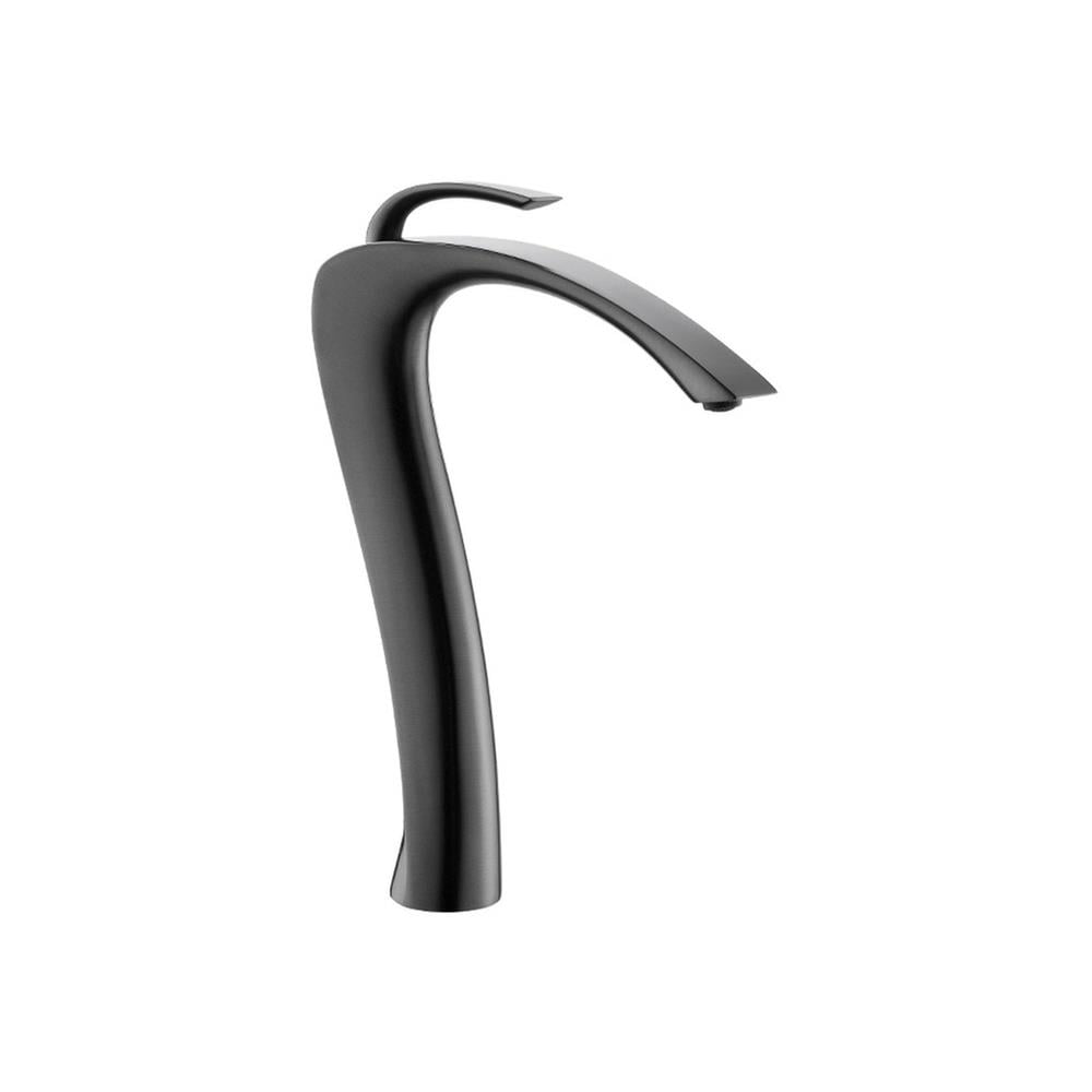 GraffeGraffe Aqualux Metalik Siyah Çanak Lavabo Bataryası