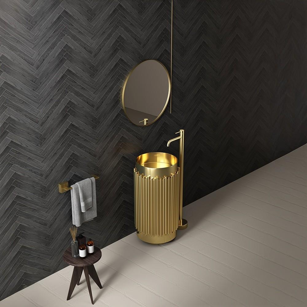 Graffe Aurora Altın Monoblok Lavabo