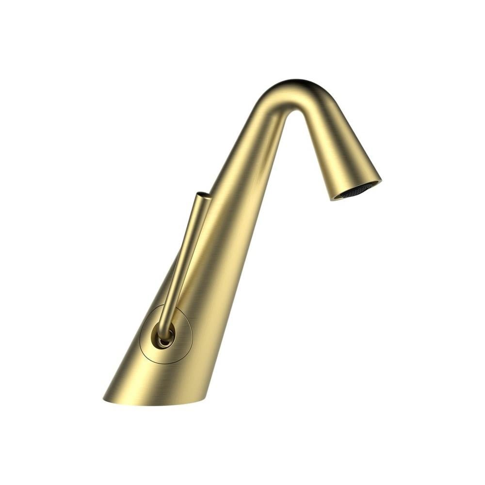 GraffeGraffe Crystal Fırçalı Altın Lavabo Bataryası