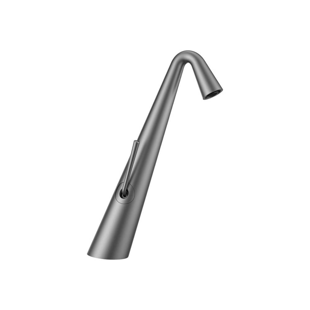 GraffeGraffe Crystal Metalik Siyah Çanak Lavabo Bataryası