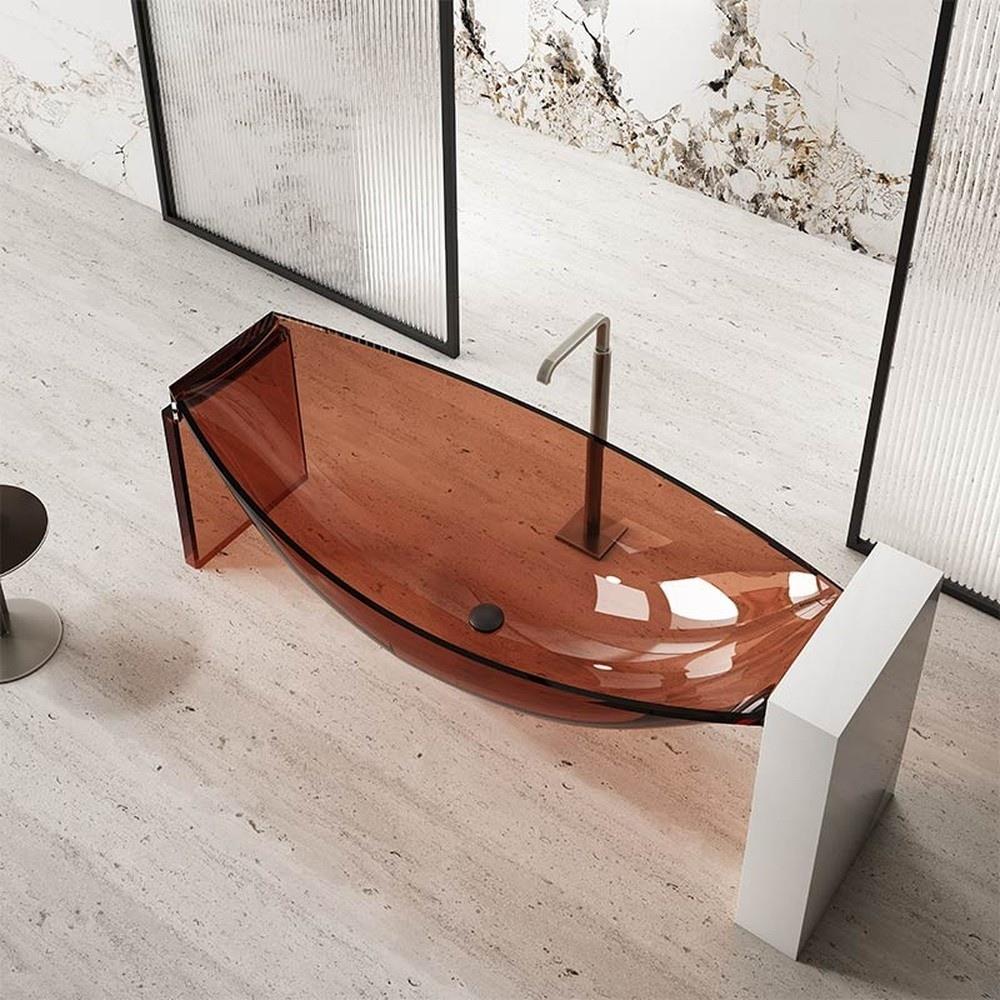 Graffe Hammock 180x80 Şeffaf Bağımsız Küvet Kırmızı