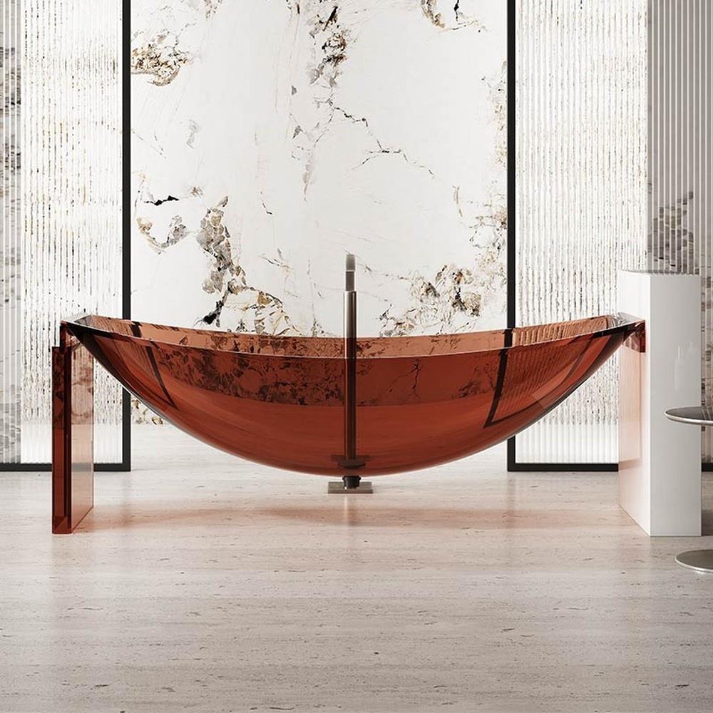 Graffe Hammock 180x80 Şeffaf Bağımsız Küvet Kırmızı