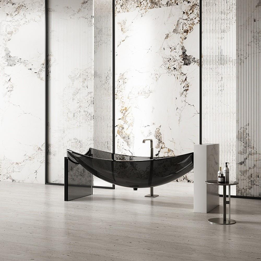 Graffe Hammock 180x80 Şeffaf Bağımsız Küvet Siyah