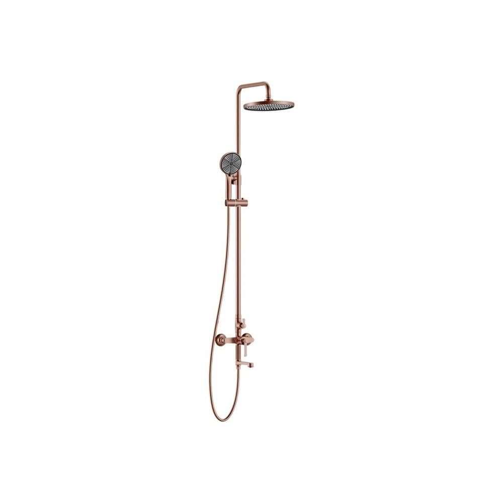 GraffeGraffe Prime Fırçalı Rose Gold Duş Seti