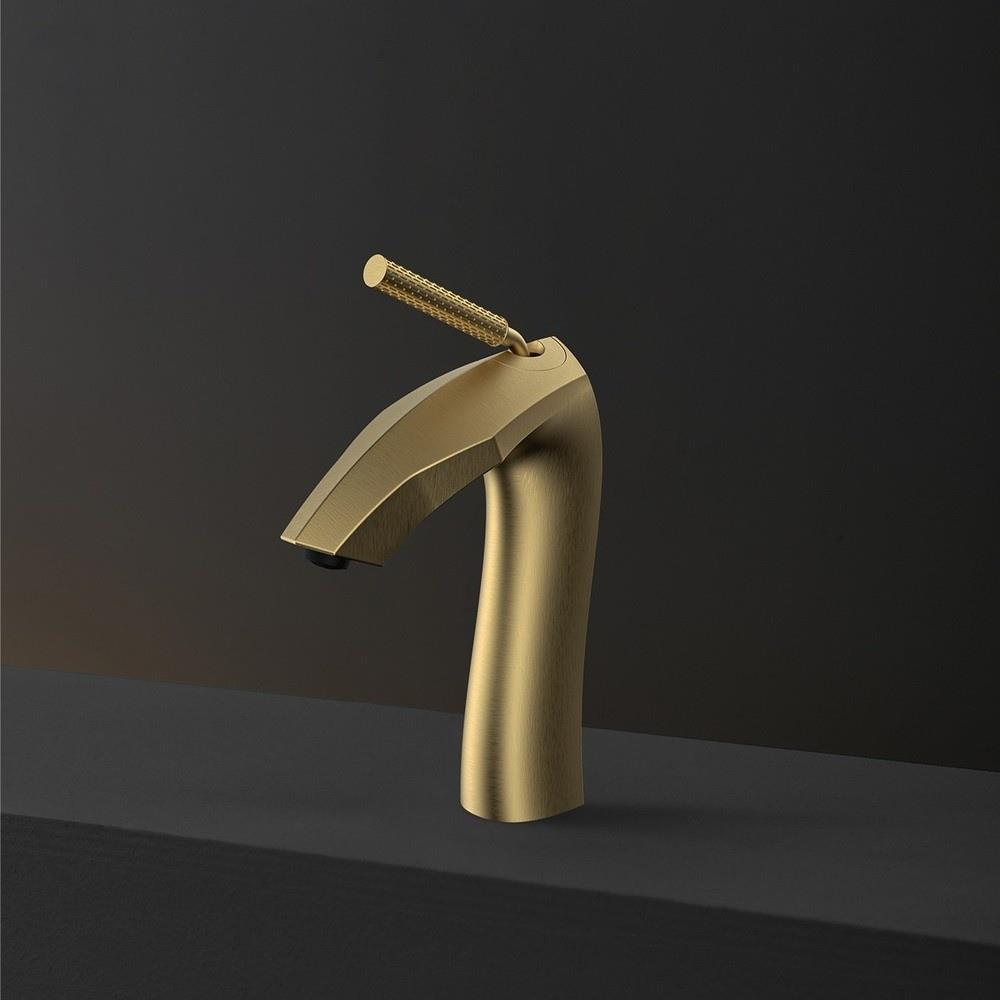 Graffe Serene Fırçalı Altın Lavabo Bataryası