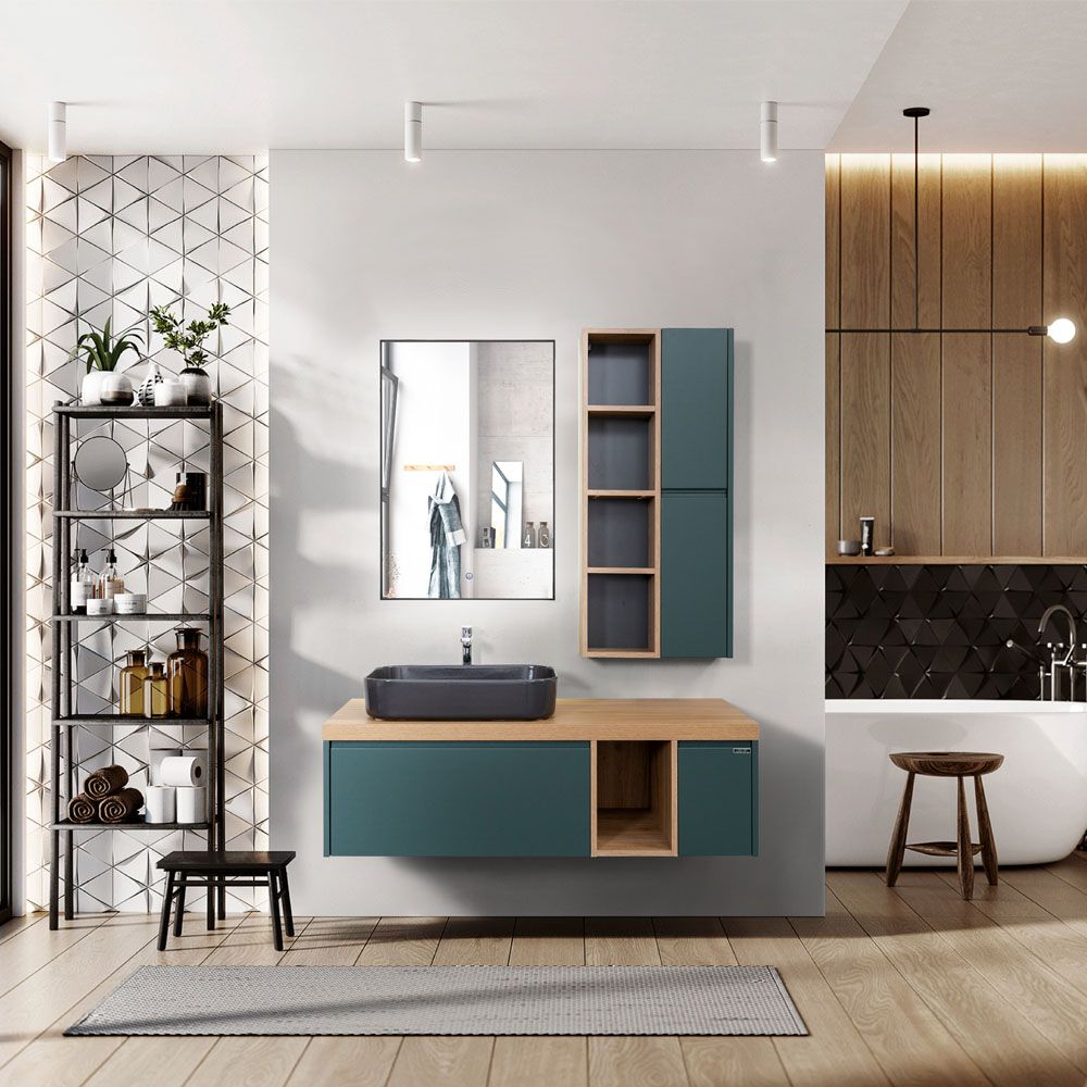 Lineart Aqua 130 cm Banyo Dolabı 1300
