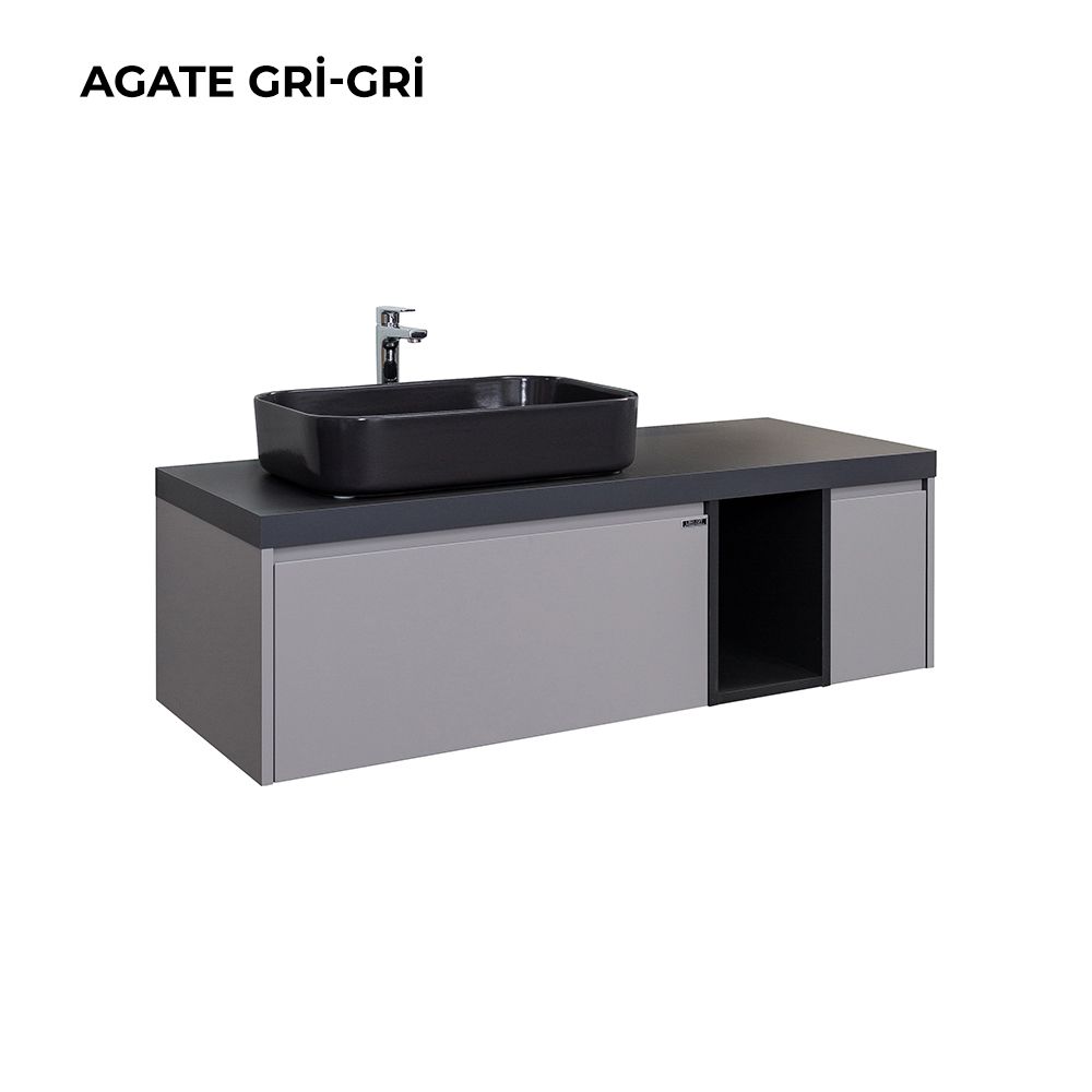 Lineart Aqua 130 cm Banyo Dolabı Alt Modülü