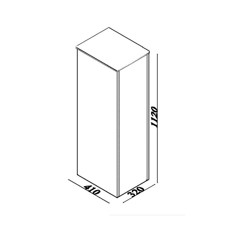 Lineart Asos 40 cm Boy Dolabı