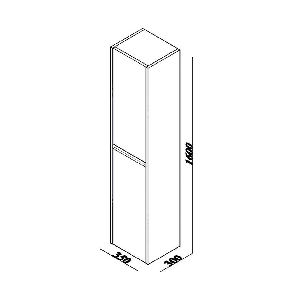 Lineart Delta 35 cm Boy Dolabı