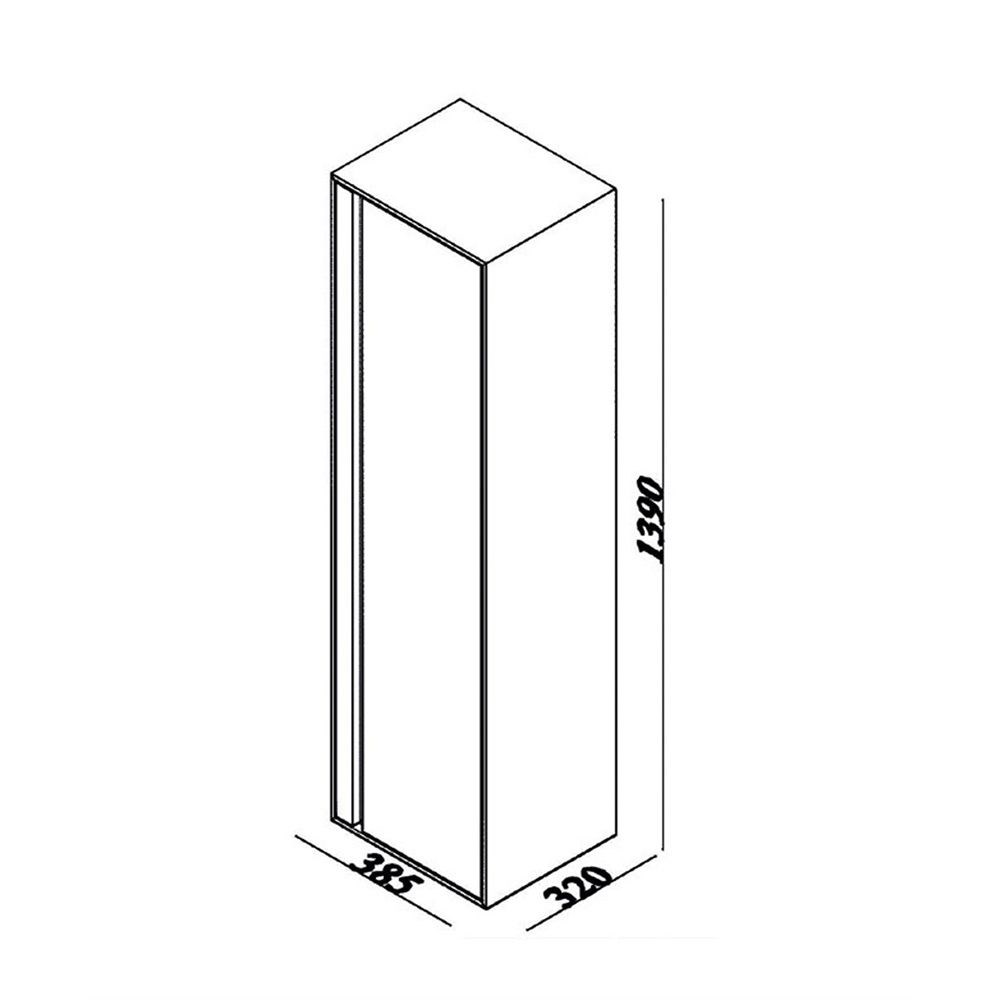 Lineart Icon 38 cm Boy Dolabı