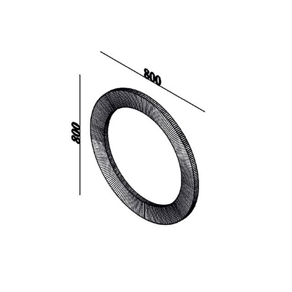 Lineart Maison 80 cm Çerçeveli Oval Ayna