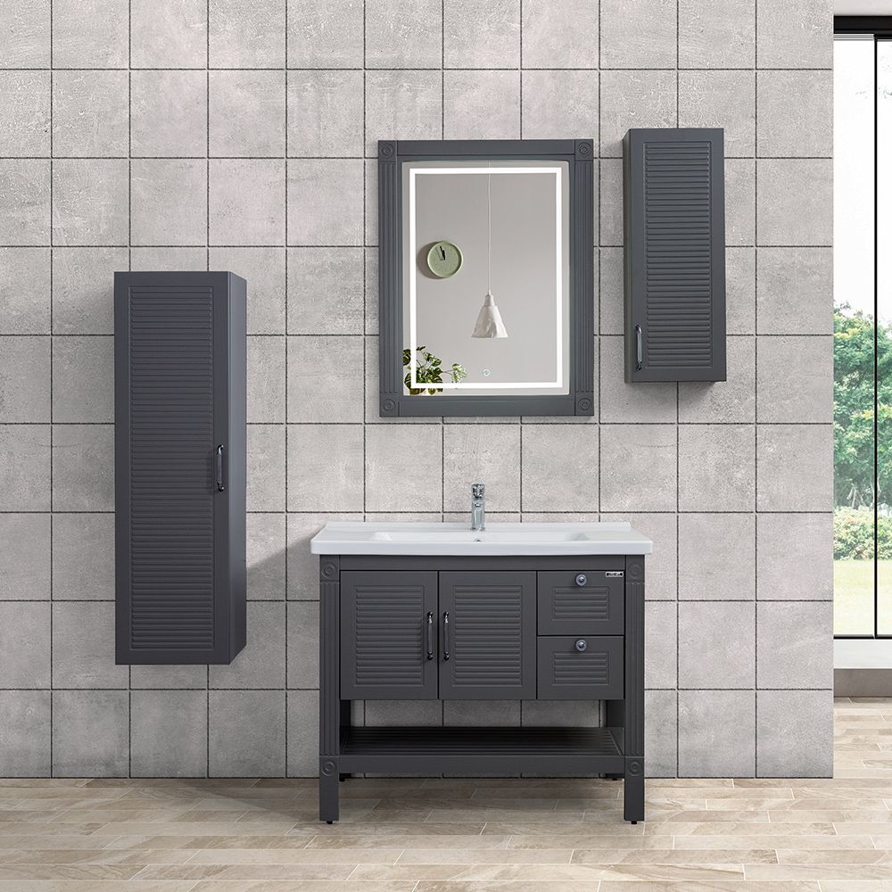 Lineart Oreo 100 cm Banyo Dolabı 1000