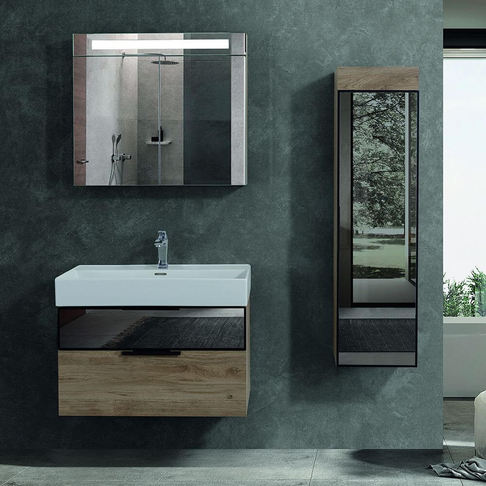 Lineart Sharp 80 cm Banyo Dolabı 800