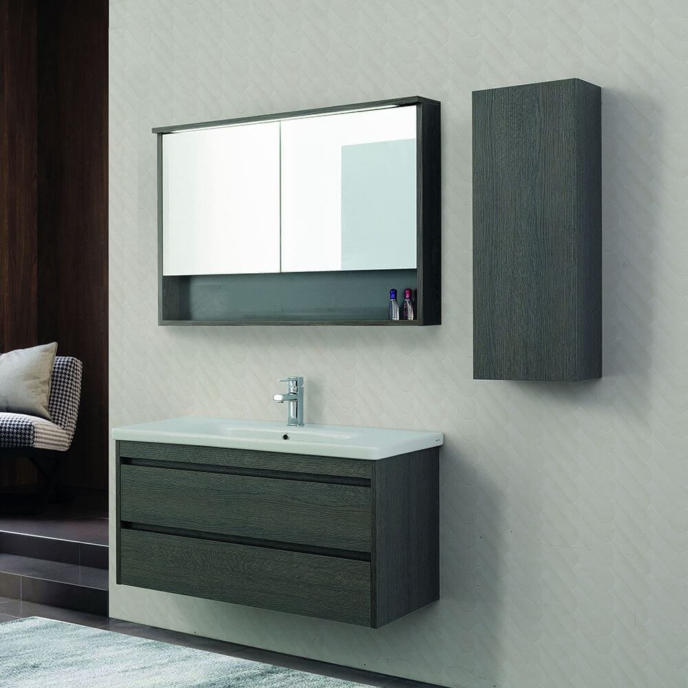 Lineart Soft 100 cm Banyo Dolabı 1000