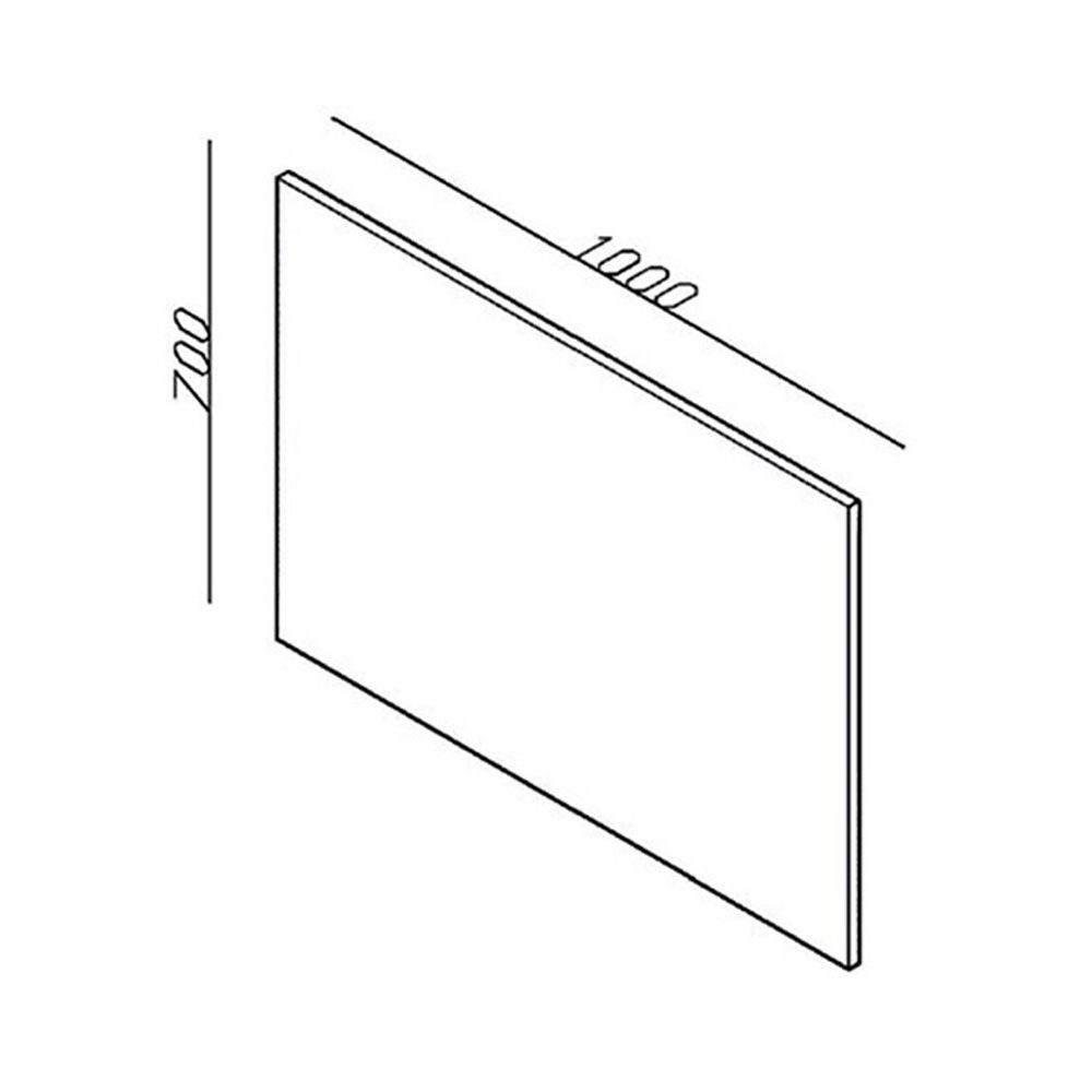 Lineart Soft 100 cm Düz Ayna