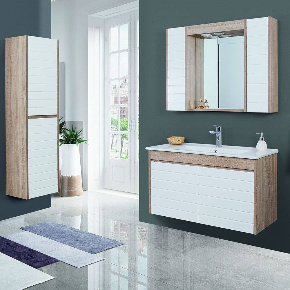 Lineart Strip 100 cm Banyo Dolabı 1000