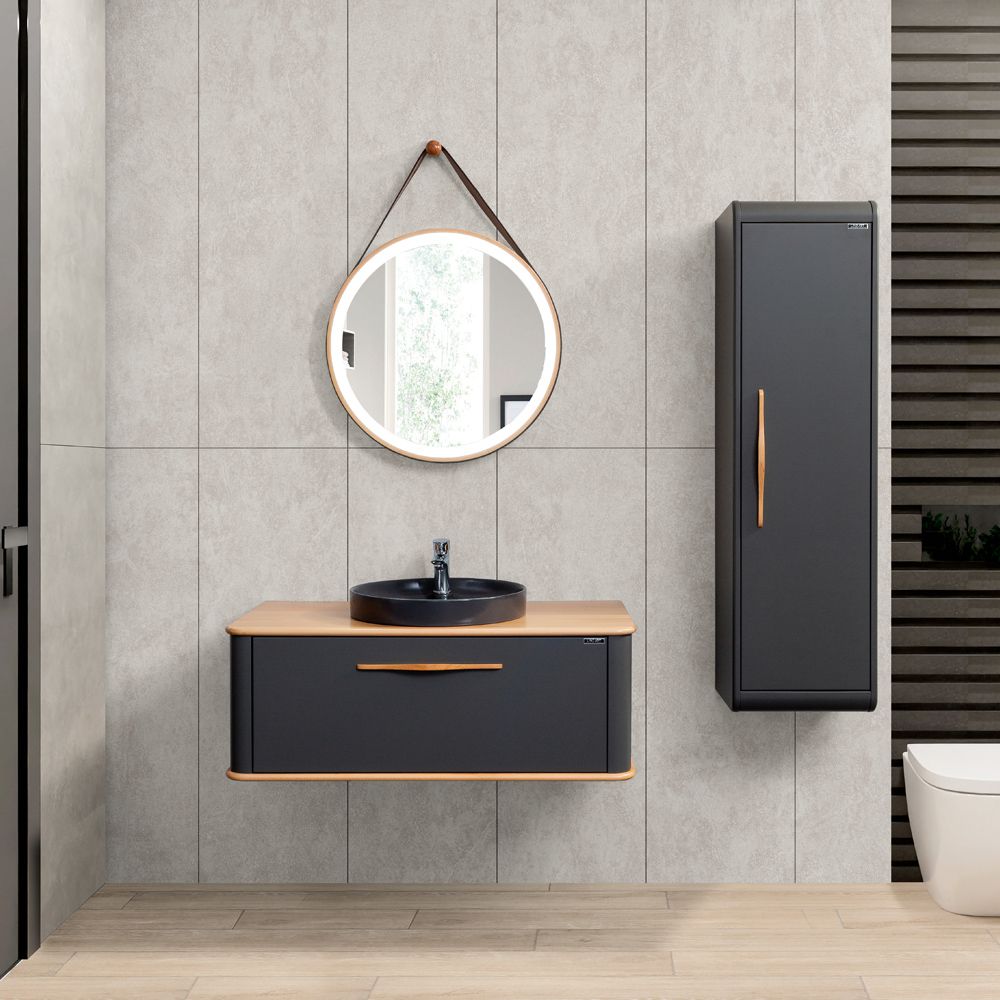 Lineart Vita 100 cm Banyo Dolabı 1000