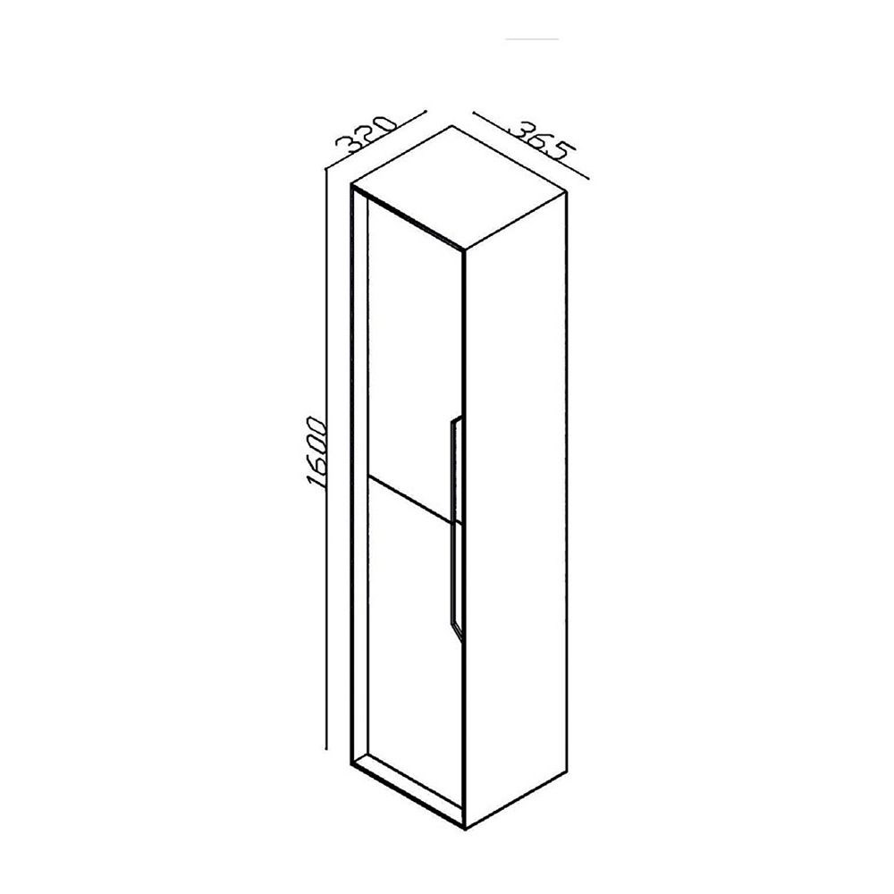 Lineart Voyage 36 cm Boy Dolabı