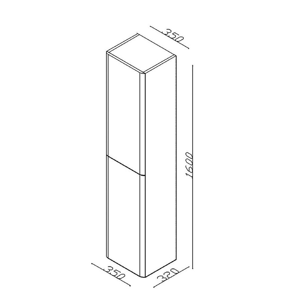 Lineart Wing 36 cm Boy Dolabı