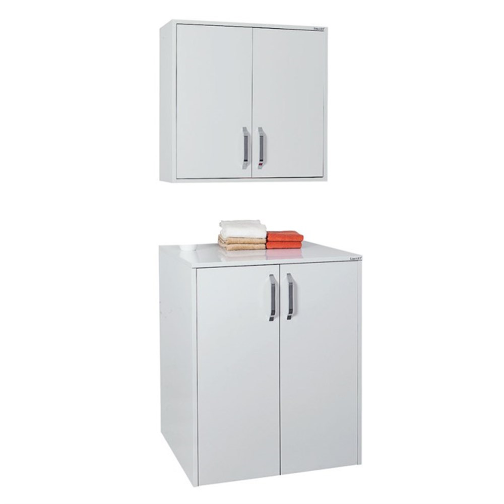 LineartYakut Kapaklı Çamaşır Makinesi Dolabı