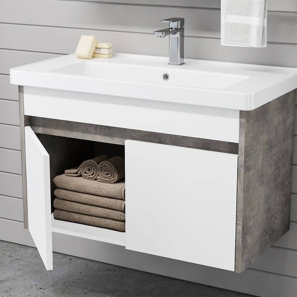 Orka Aydos 85 cm Banyo Dolabı